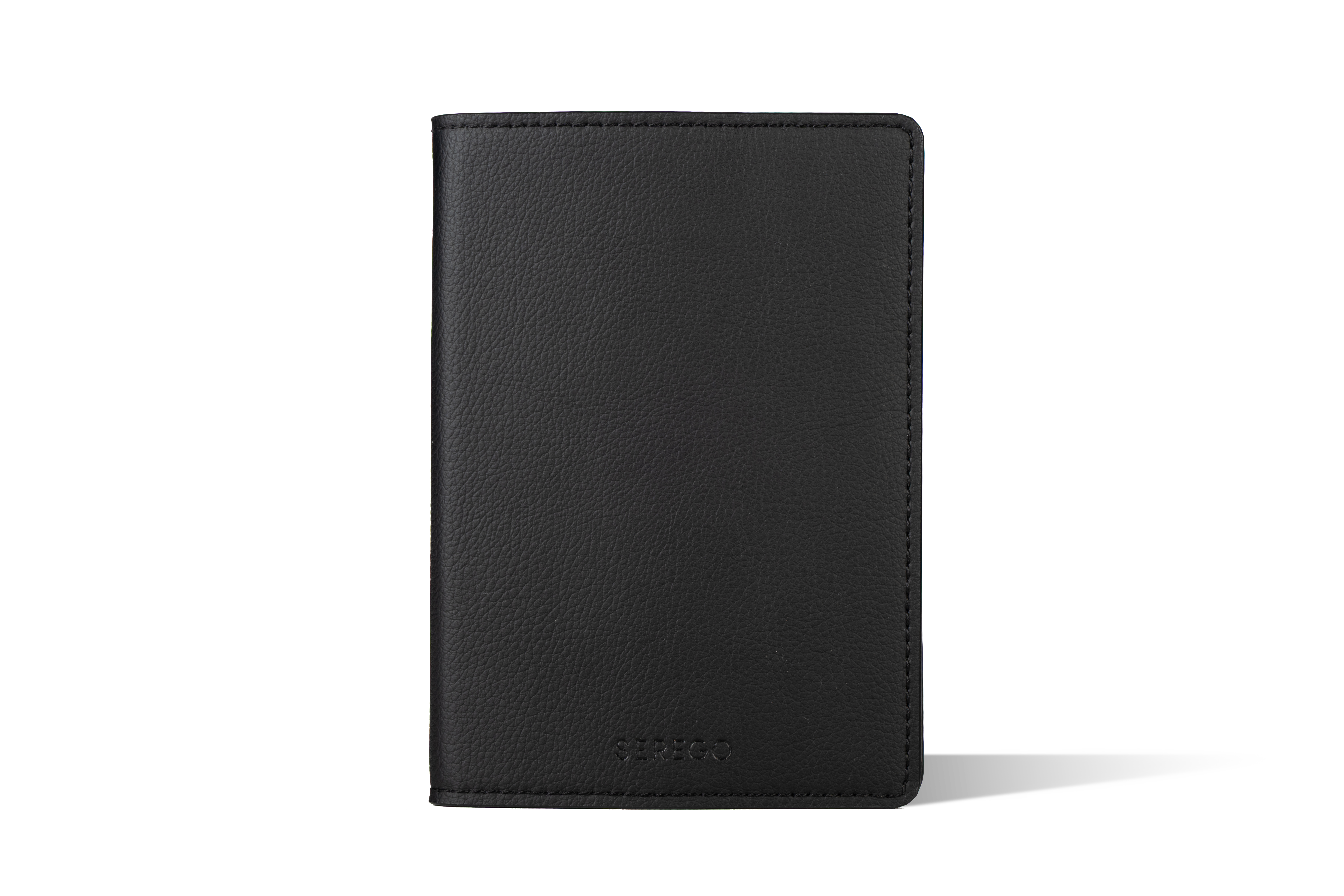 Zwarte paspoorthoes van SEREGO met magnetische sluiting