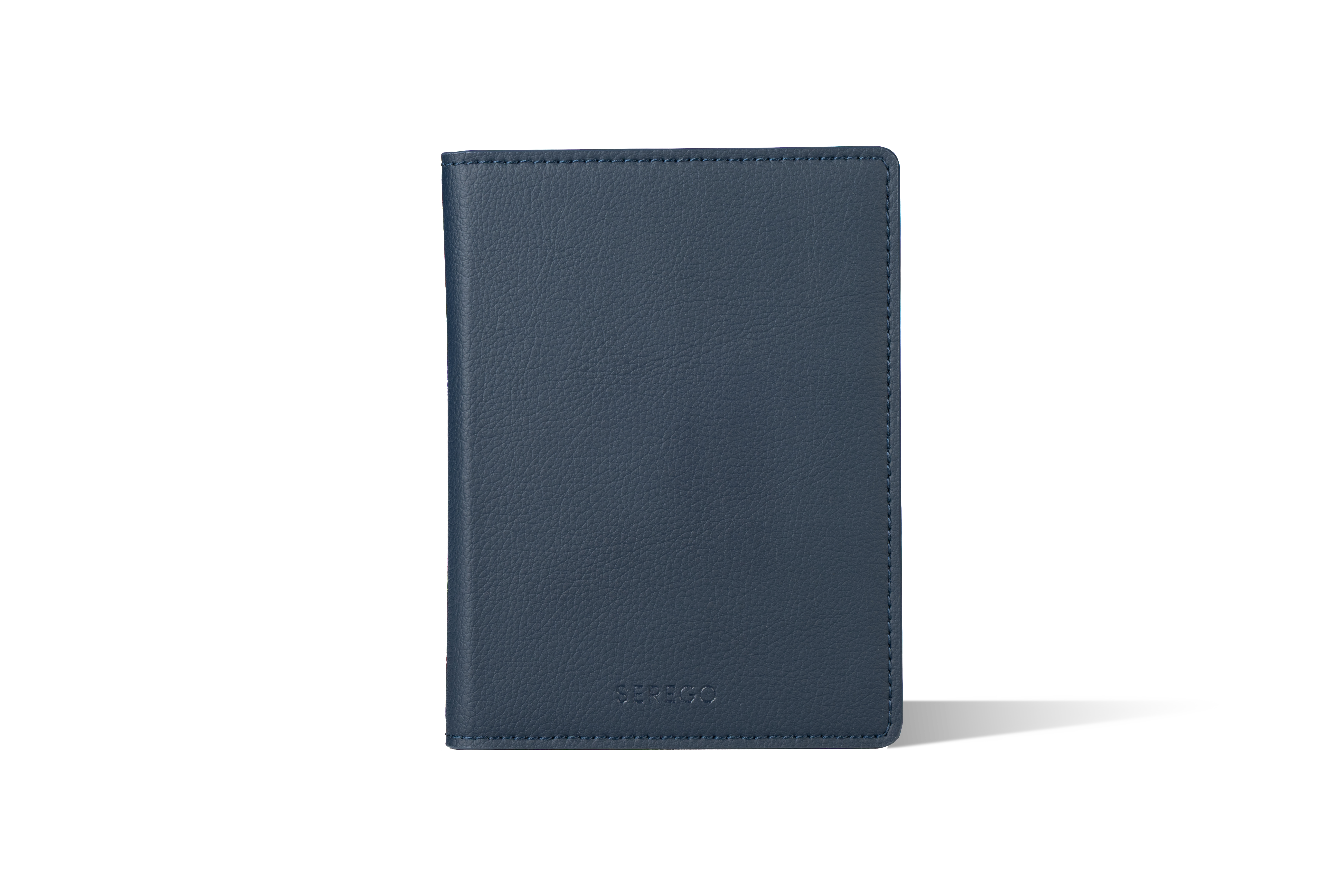 Bedrukte paspoorthouder met initialen vegan leer van SEREGO